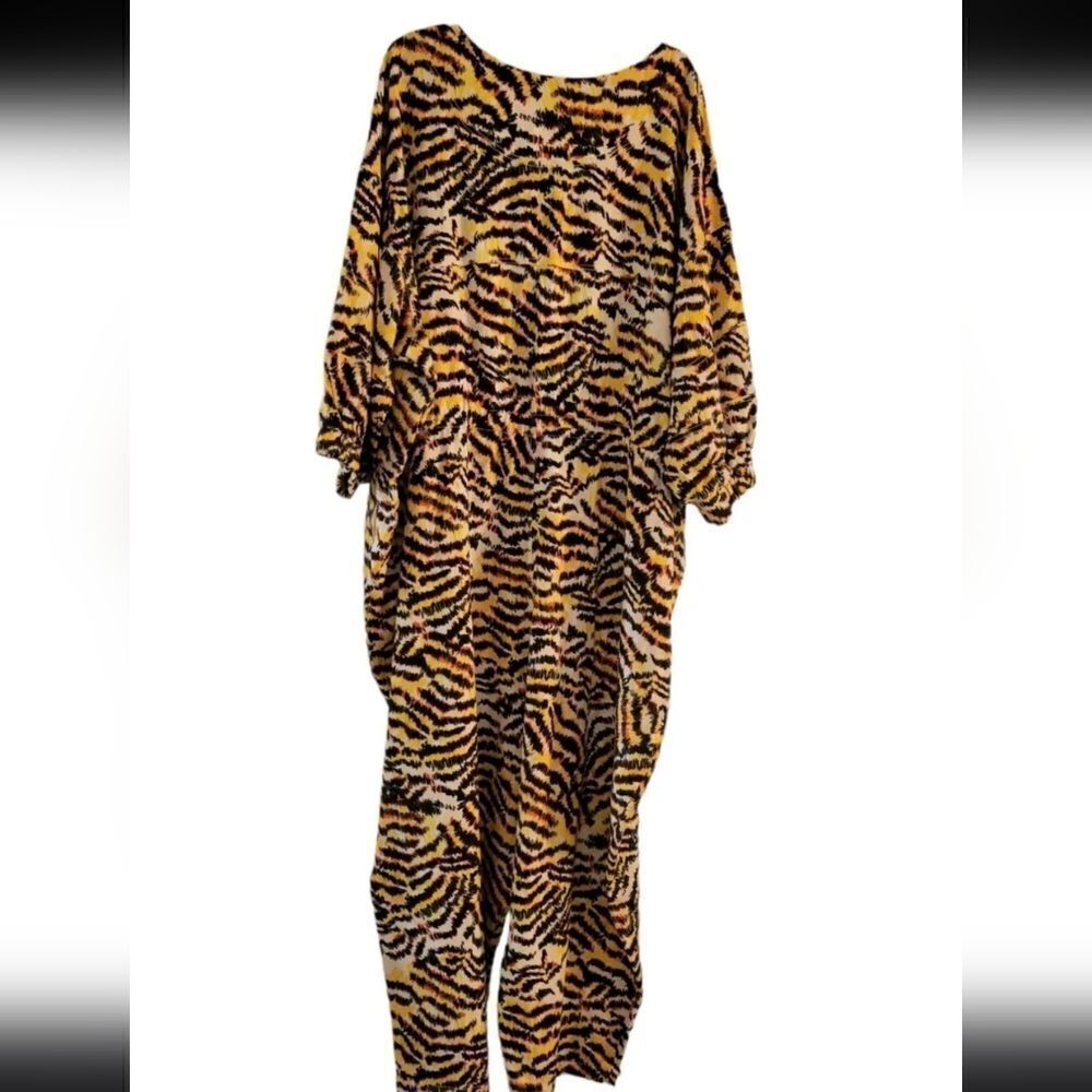 Rachel Comey Women's Plus Size Animal Print 3/4 Sleeve Jumpsuit NWT Size 14 - Picture 11 of 15